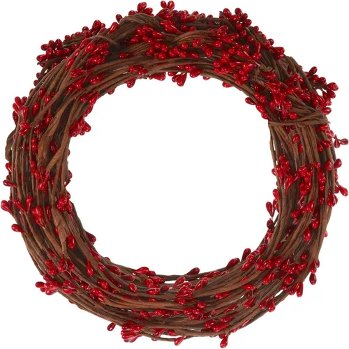 Vista 14 de WILLBOND - Guirnalda de 64 pies de bayas de pip para Navidad, invierno, decoración interior y exterior, coronas para la cabeza, coronas de boda