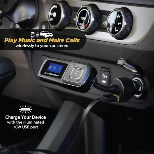 Vista 3 de Scosche - transmisor digital FM para iPod, BTFM, Azul