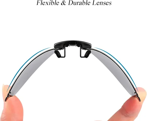 Vista 6 de Gafas de sol polarizadas con clip de gran tamaño, protección UV, ajuste compacto, lentes de sol que no se deslizan sobre gafas graduadas