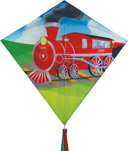 Vista 17 de In the Breeze Cometas gráficas de diamantes: cometas coloridas, totalmente impresas y fáciles de volar