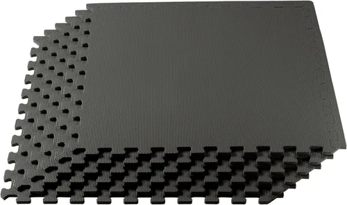 Vista 8 de We Sell Mats - Baldosas multiusos de espuma EVA con un grosor de 0.5 pulgadas, alfombrillas entrelazadas para gimnasios de interior y para el hogar