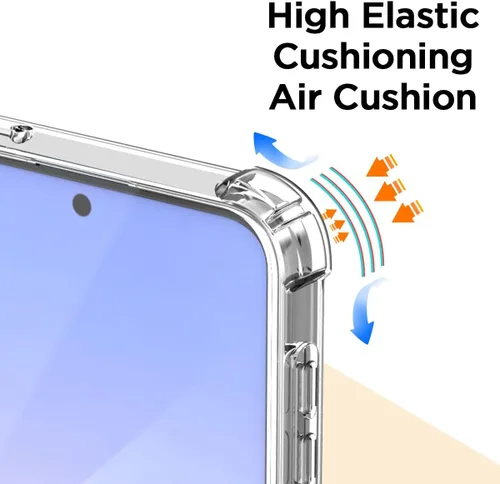 Vista 4 de AICase Funda transparente para Samsung Galaxy Z Fold 7, compatible con MagSafe, transparente, protección a prueba de golpes, resistente al