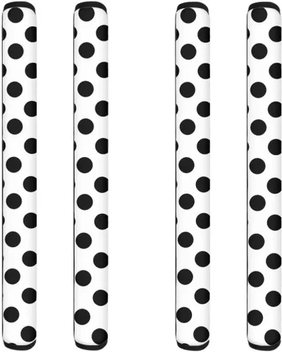 Vista 18 de 4 fundas para manija de puerta de refrigerador, color verde militar, cubierta de manija de nevera, hecha a mano, protector de decoración