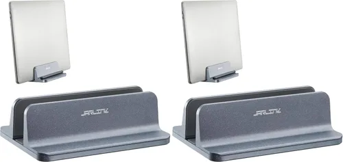 Vista 14 de JARLINK Soporte vertical para laptop, soporte de aluminio para computadora portátil con tamaño de base ajustable (hasta 17.3 pulgadas) compatible