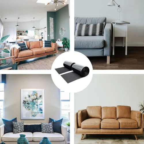 Vista 4 de Agarre para cojín de sofá, cinta adhesiva resistente con aspecto de gancho para cojín, tiras de muebles para evitar que los cojines de sofá se