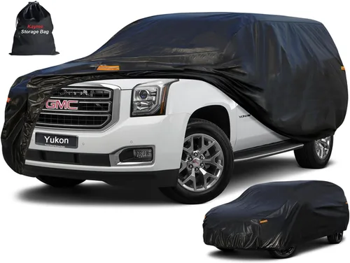 Vista 46 de Kayme Cubierta de auto SUV de 7 capas ajuste personalizado para BMW X1 (2009-2025), impermeable, para todo tipo de clima, para automóviles, cubierta