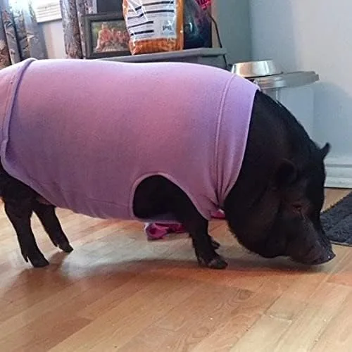 Vista 7 de Gooby Chaleco, suéter, ropa de invierno de forro polar elástico para perros hembra y macho pequeños y grandes, suave, muy elástico, talla 3XG