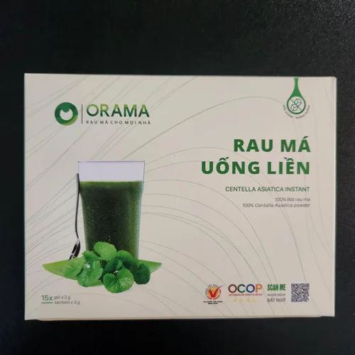 Quang Thanh Centella Asiatica Instant Powder Vietnam Té de hierbas Rau Ma