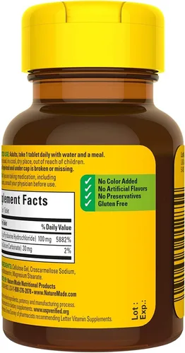 Vista 4 de Nature Made Vitamina B-6 100 mg comprimidos 100 ea paquete de 4