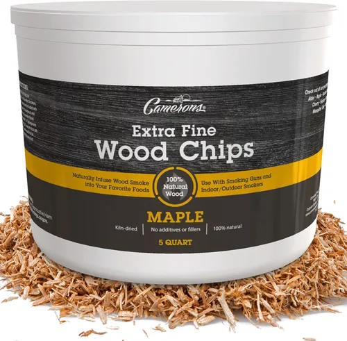 Vista 14 de Camerons Virutas de aserrín de madera de roble empapado de bourbon extra fino natural (5 cuartos de galón, 4.731 L), virutas de aserrín de madera