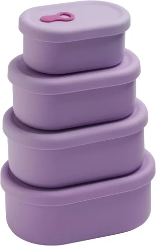 Vista 13 de Premium hecho en Corea contenedor de alimentos de silicona hermético con ventilación de vapor – sin BPA, a prueba de fugas, apto para microondas
