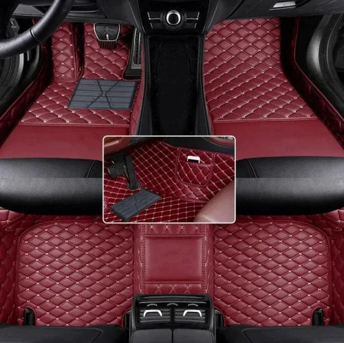Vista 38 de Alfombrillas de Piso Automotrices de Cuero Completo de Ajuste Personalizado - Mejora el Interior de tu Vehículo con Forros de Piso Específicos