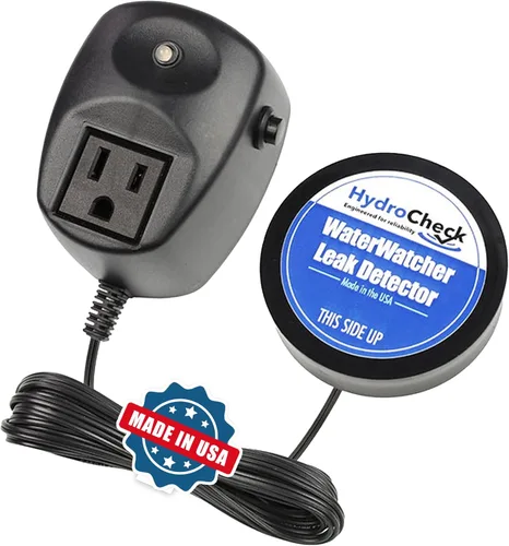 Alarma de sensor de agua, detector inteligente de fugas de agua para el hogar y sótanos | Fabricado en los Estados Unidos | Detectores automáticos