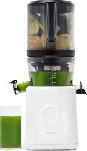 Vista 10 de Nama J2 Exprimidor de prensa en frío – Autoalimentación para funcionamiento manos libres con tolva de boca ancha para carga de recetas enteras