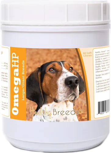 Vista 31 de Healthy Breeds Siberian Husky Omega HP - Masticables suaves para piel y pelaje, 90