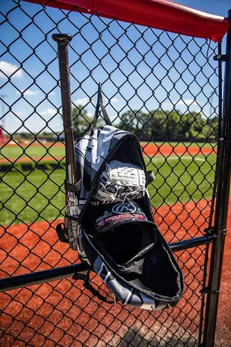Vista 6 de Rawlings Bolso de Equipo de Mochila REMIX Béisbol de T-Ball y Juvenil / Sóftbol Negro