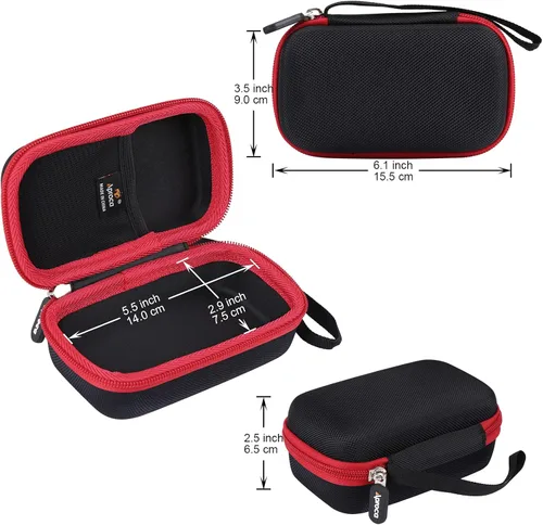 Vista 6 de Aproca Estuche de viaje de almacenamiento duro, para cámara impermeable OLYMPUS Tough TG-6 y accesorios..