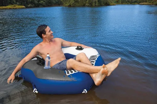 Vista 3 de Intex 58854EP River Run Connect Lounge - Tubo de agua flotante inflable (paquete de 7)