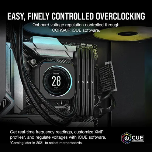 Vista 4 de CORSAIR Vengeance DDR5 RAM 48 GB (2 x 24 GB) 6000 MHz CL36 Intel XMP iCUE Memoria de computadora compatible - Negro (CMK48GX5M2E6000C36)