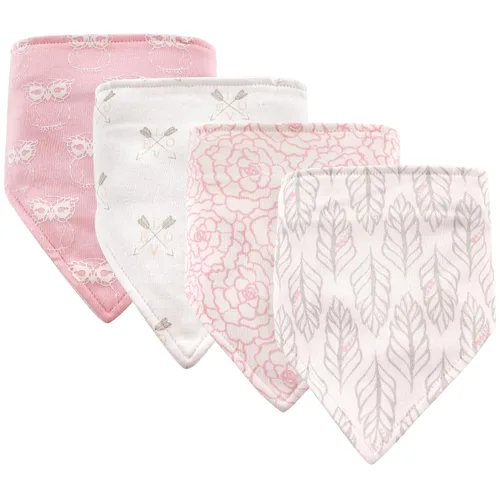Vista 3 de Hudson Baby Baberos unisex de algodón para bebé, avión, talla única (paquete de 2)