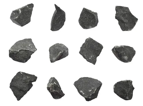 Vista 3 de EISCO Basalto crudo, espécimen de roca ígnea - Aprox. 1 pulgada - Geólogo seleccionado y procesado a mano - Ideal para aulas de ciencias