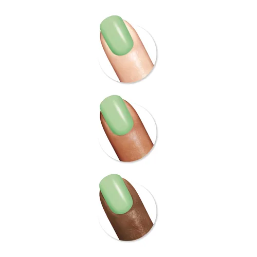 Vista 129 de Sally Hansen Miracle Gel™ x Jared McCain, GOAT Gold, Larga duración, fórmula tipo gel, sin necesidad de lámpara UV, esmalte de uñas dorado