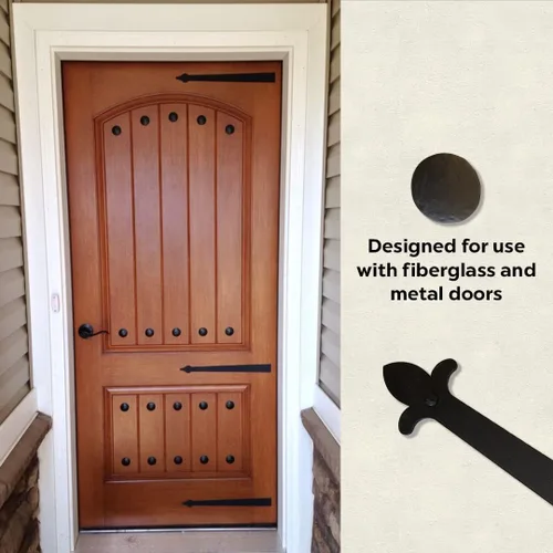 Vista 5 de The Rustic Express - Clavos redondos autoadhesivos de 1 pulgada, clavos para tapicería y tachuelas de muebles, clavos decorativos para puertas