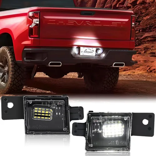 Vista 10 de Luz LED para placa de matrícula compatible con Dodge Ram 1500 2500 3500 2003-2018, accesorios de luces de matrícula, montaje de repuesto