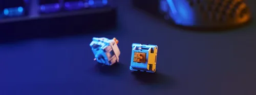 Vista 6 de Glorious Panda Switch (interruptores con cuerpo) - 36 interruptores de 3 pines montados en placa para teclado - Interruptores mecánicos de teclado