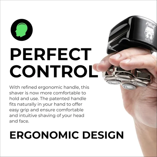 Vista 3 de Skull Shaver - Pitbull Gold PRO GX5 Maquinilla de afeitar para cabeza y cara