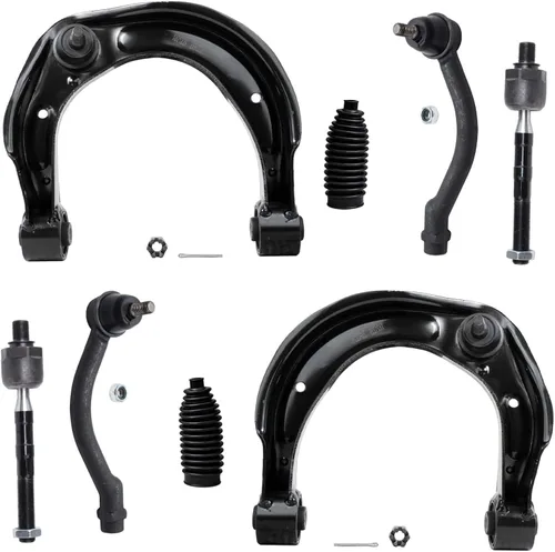 Vista 161 de Detroit Axle - Kit de suspensión frontal de 8 piezas para Chevy GMC Silverado Sierra Suburban 1500 Yukon Avalanche Cadillac Escalade brazos