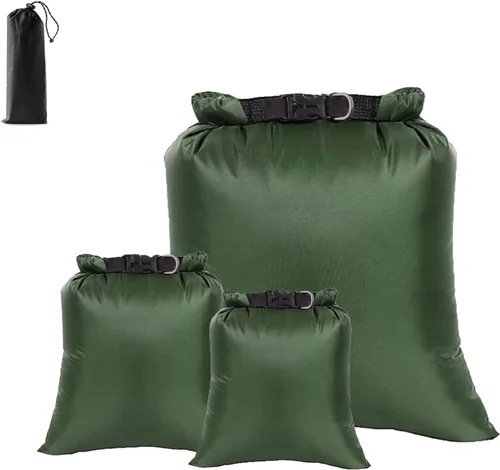 Vista 22 de 6 bolsas secas impermeables, bolsas secas ligeras para kayak, impermeables, bolsa impermeable al aire libre para kayak, senderismo, canotaje