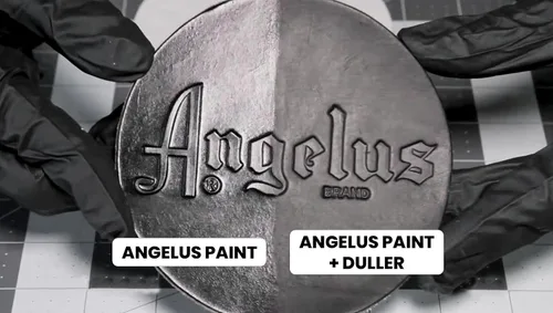 Vista 4 de Angelus Duller para pintura acrílica para cuero, pinturas reductoras de brillo, 4 onzas