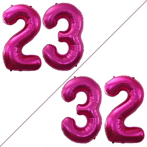 Vista 300 de GOER Globos con el número 80 para decoraciones de fiesta de cumpleaños número 80, globos de helio de aluminio jumbo de 42 pulgadas para 80 Oro rosa