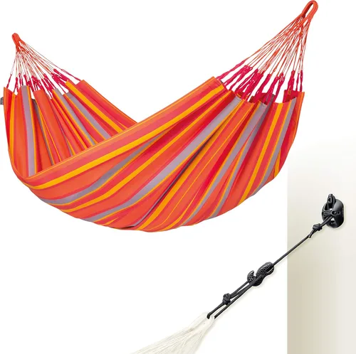 Vista 42 de LA SIESTA Brisa Hamaca Clásica, Hecha a Mano, Resistente a la Intemperie, Resistente a Desgarros para Relajación Interior y Exterior, Tamaño-King