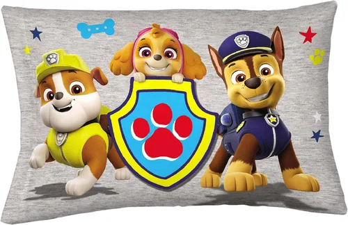 Vista 5 de Franco Ropa de cama para niños, manta súper suave de micro raschel, 46 x 60 pulgadas, Paw Patrol y funda de almohada reversible de microfibra súper