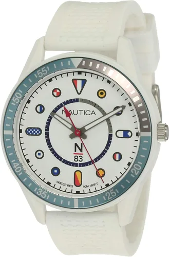 Nautica N83 Reloj blanco resistente al agua