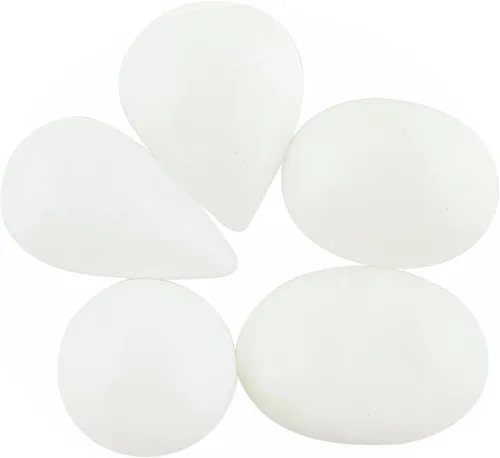 Vista 16 de 5pcs, Bulk Natural Gemstone Cabochon, Polished Flatback Stone, Wholesale Loose Cabs Supply, DIY Jewelry Making, Chakra Healing Crystal, Birthstone