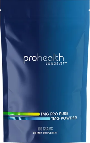 Vista 5 de ProHealth Longevity TMG Pro 1 Kilo Bulk Powder (Trimetilglicina - Betaína Anhidra) - Soporte de metilación
