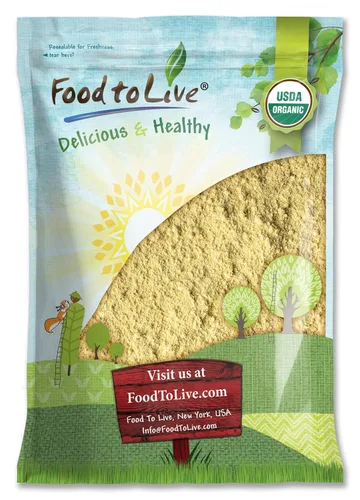 Harina de garbanzo orgánico, 8 libras, harina de garbanzos sin OMG, molida en piedra, kosher, vegana, a granel, alta en proteínas y fibra, producto