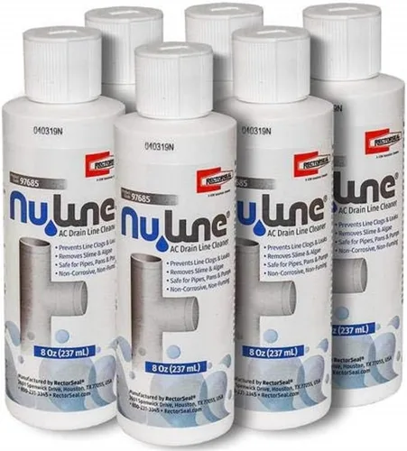 NuLine Limpiador de drenaje de condensado HVAC Nu-Line, 8 onzas (paquete de 6)
