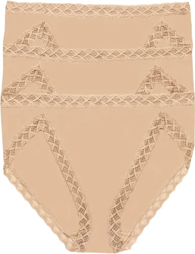Vista 19 de Natori Paquete de 3 calzoncillos de corte francés Pima Bliss para mujer Negro