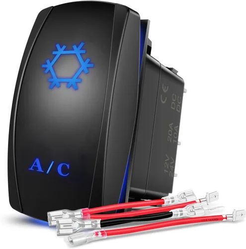 Vista 16 de Nilight Barra de luz LED, soporte para interruptor basculante, kit de carcasa de interruptor de panel de plástico ABS negro, carcasa