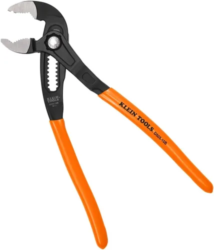 Vista 9 de Klein Tools D5057B Alicates ajustables de 7 pulgadas, alicates de bomba Klaw de ajuste rápido, diseño compacto con mordaza en V y dientes