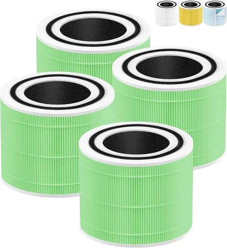 Filtro de repuesto Core 300-P para filtro de repuesto para purificador de 4 filtros absorbentes de toxinas (paquete de 1)