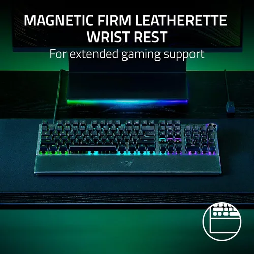 Vista 8 de Razer Huntsman V3 Pro Teclado para juegos interruptores ópticos analógicos con disparador rápido y accionamiento ajustable - Teclas multimedia