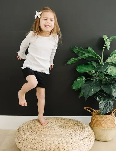 Vista 7 de MY WAY - Pantalones cortos de ciclismo para niña (algodón, 3 unidades, tallas 2-16)