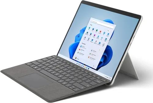Vista 4 de Microsoft Surface Pro 8 - Pantalla táctil de 13 pulgadas, Intel Evo Platform, Core i5, memoria de 8 GB, SSD de 256 GB. Solo dispositivo, grafito