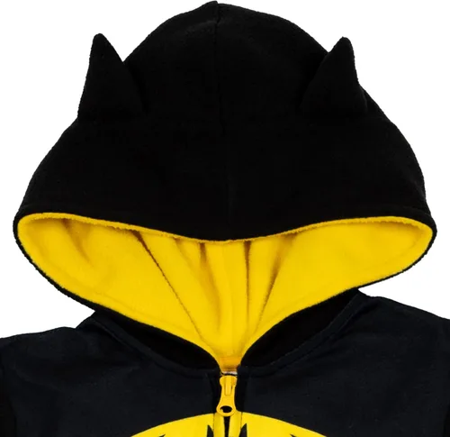 Vista 6 de DC Comics Justice League Superman Batman Flash Zip Up Pijama Cosplay Enterizo Niño a Niño Grande