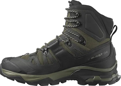 Vista 9 de Salomon Quest 4D GTX - Botas de mochilero para hombre, color olivaoscuro
